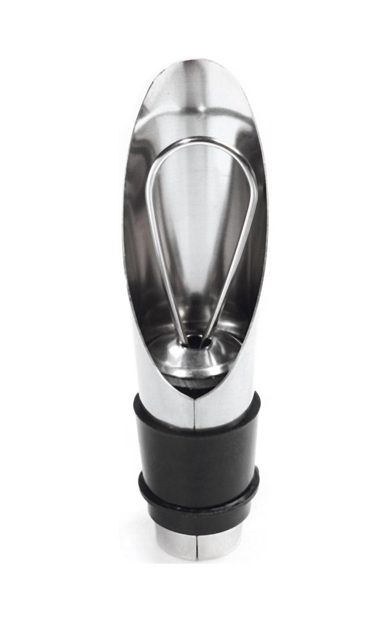 Ozeri 5-Piece Wine Bottle Corkscrew & Accessory Set, Black - Image 4